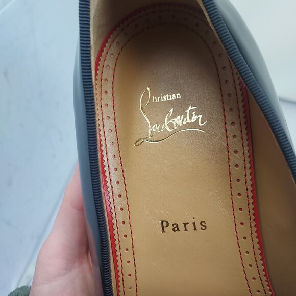 Christian Louboutin MENS Dandelion Black Patent Loafer Shoe main image 10